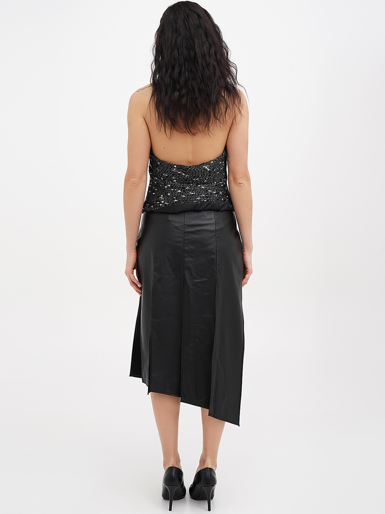 Спідниця міді Vicolo модель 221-VC-5143_черный Фото