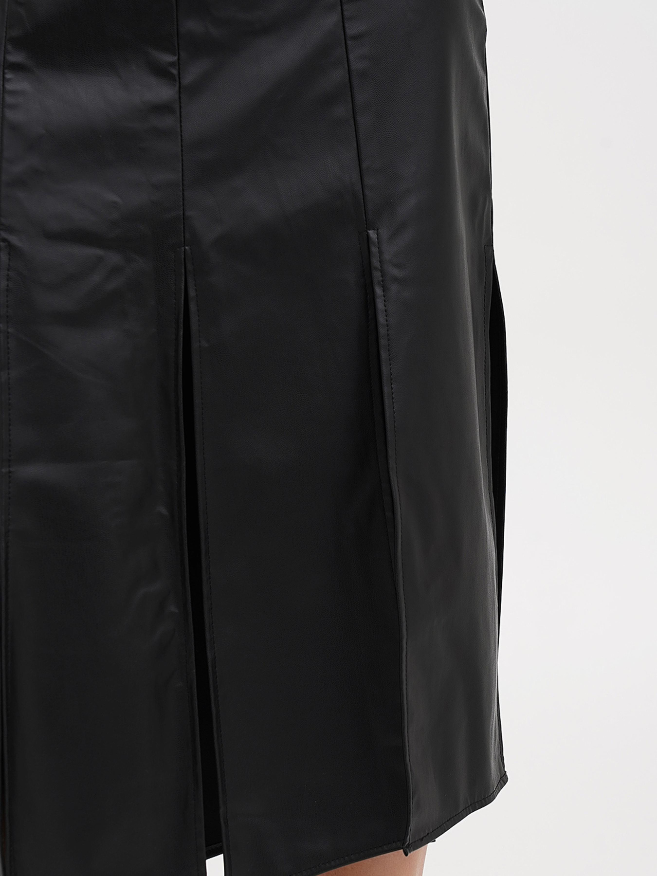 Юбка миди Vicolo модель 221-VC-5143_черный Фото