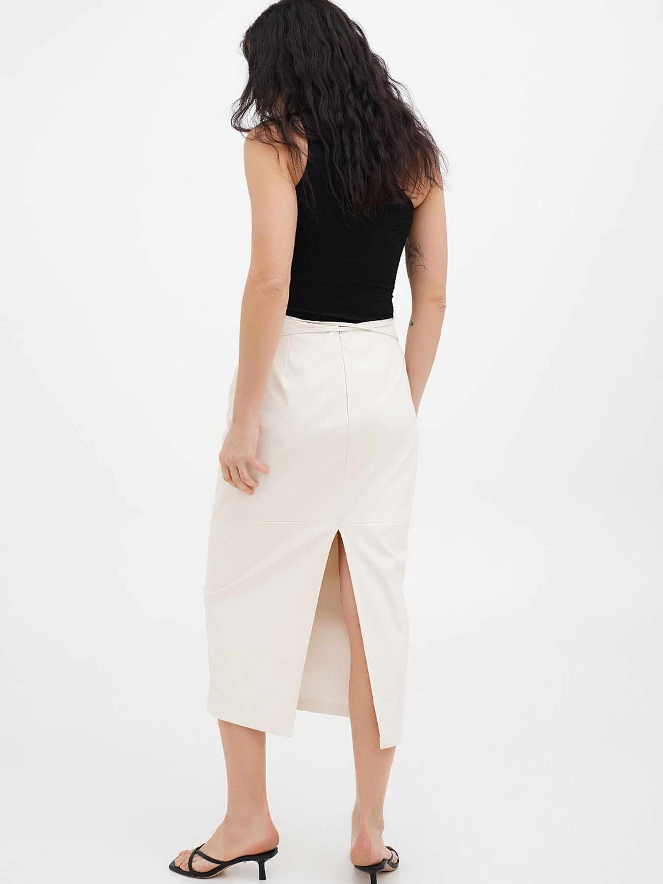 Спідниця міді Vicolo модель 221-VC-5144_молочный Фото