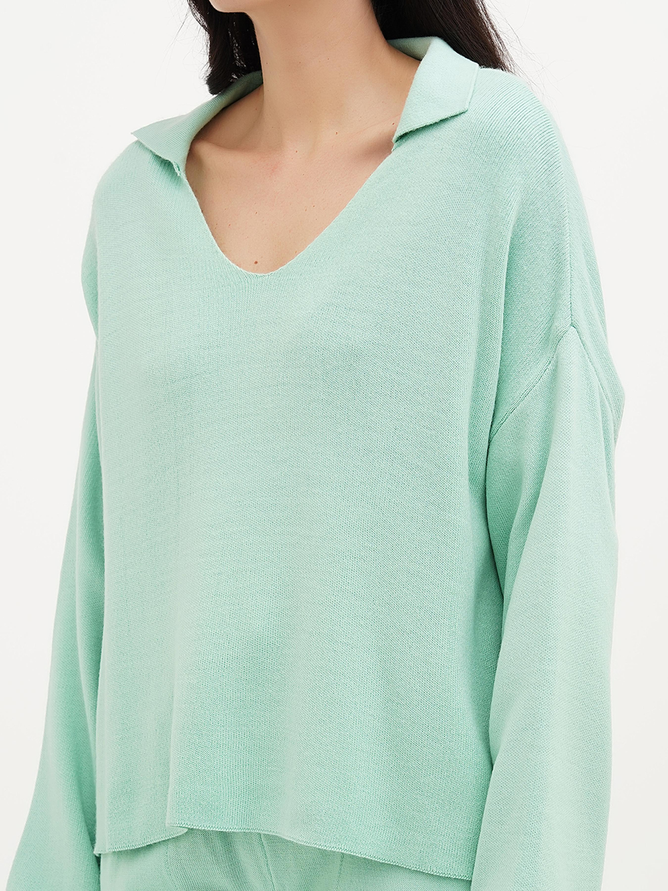 Джемпер Vicolo модель 241-VC-2975_мятный Джемпер Vicolo модель 241-VC-2975_мятный Фото