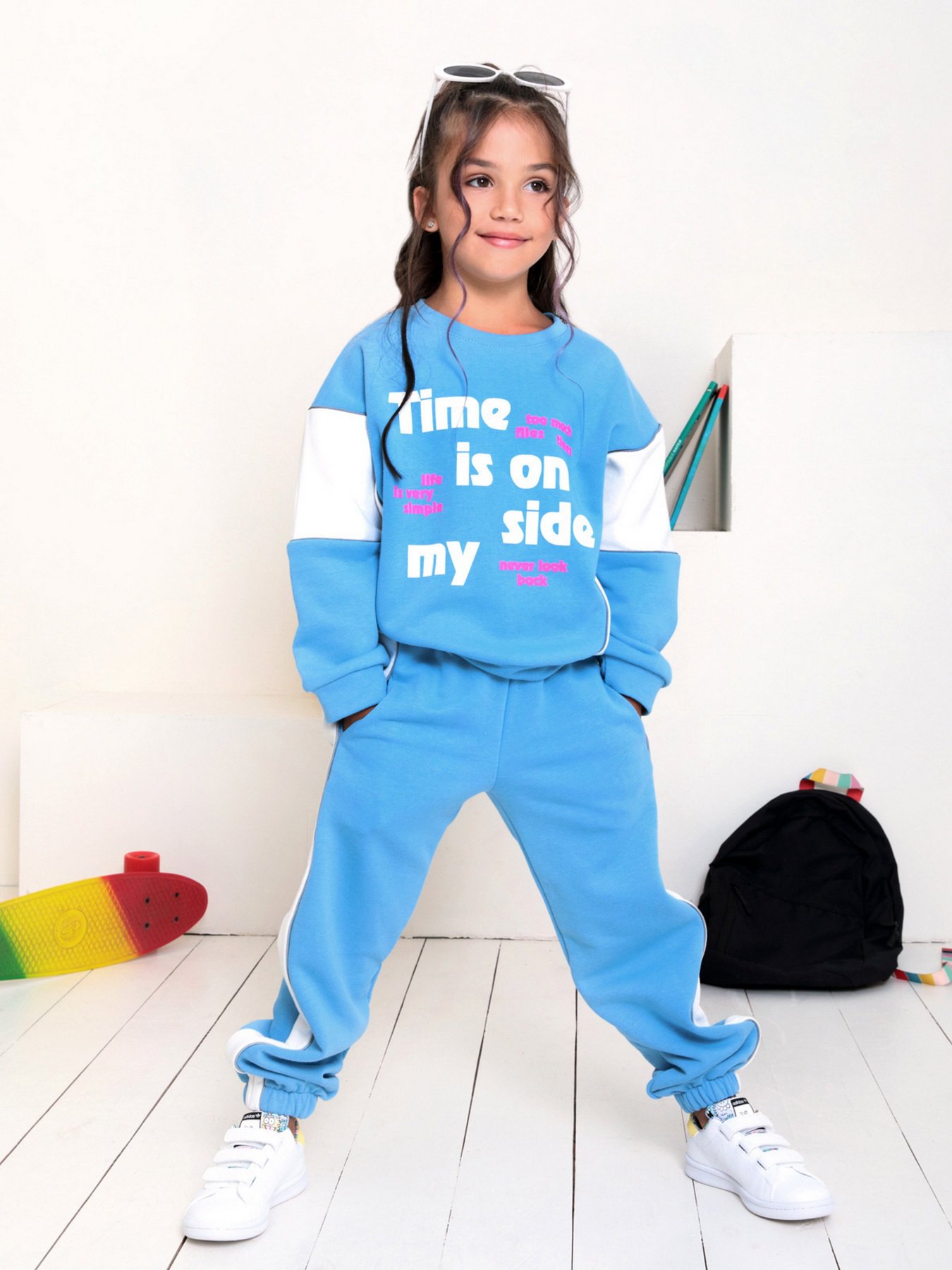 Спортивный костюм ISSA Plus модель CD-447_blue Фото