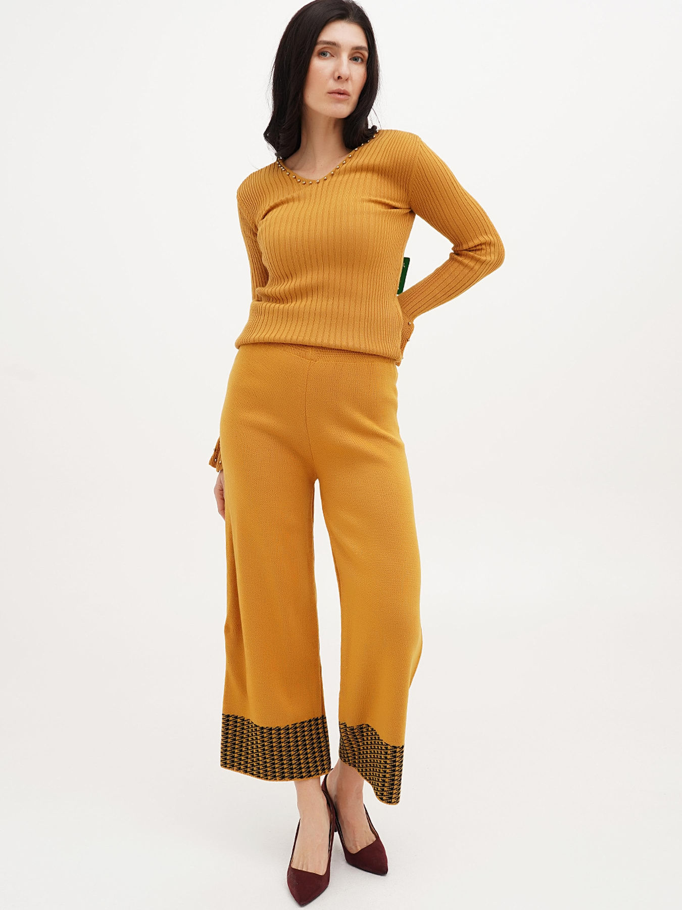 Кюлоти Vicolo модель 241-VC-4219-горчичный Фото