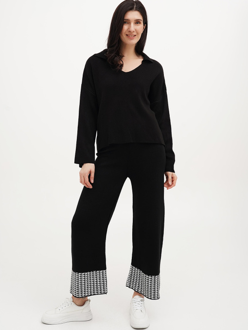 Кюлоты Vicolo модель 241-VC-4219_черный Фото