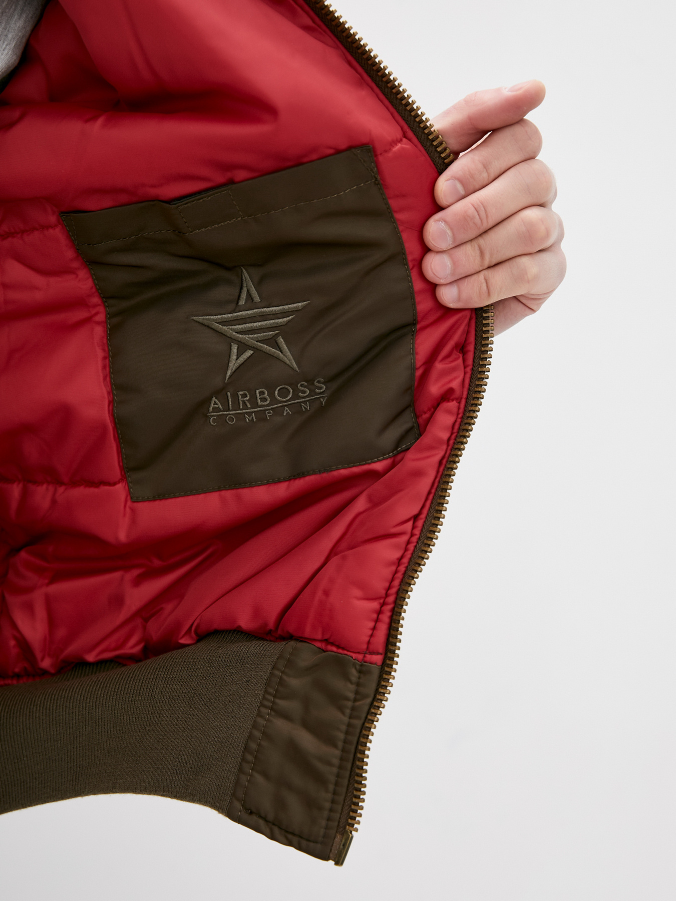 Бомбер Airboss модель 172000353221_brown Бомбер Airboss модель 172000353221_brown Фото