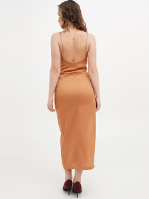 Сукня міді Vicolo модель 221-VC-1801_бежевый Фото