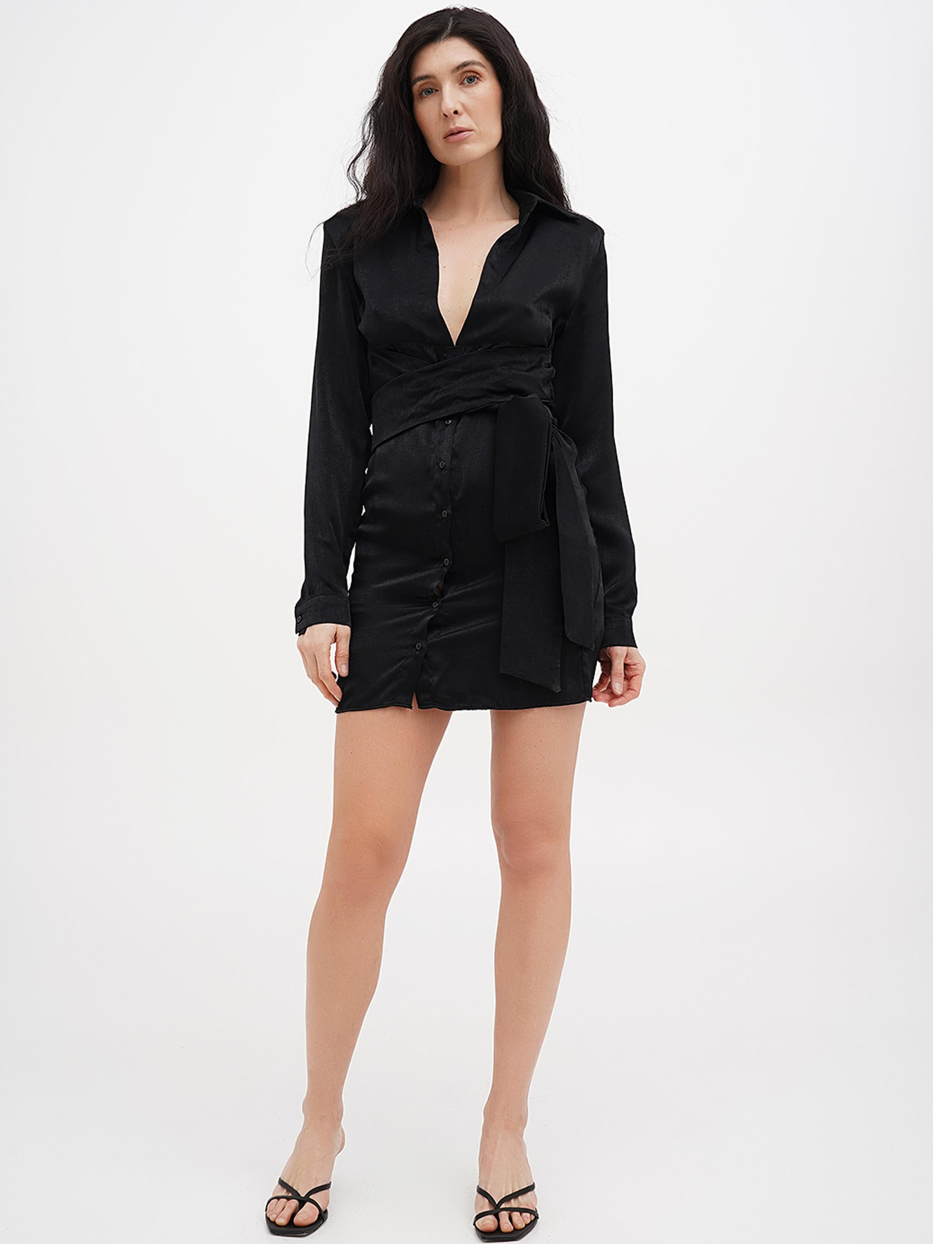 Платье мини Vicolo модель 221-VC-1802_черный Фото