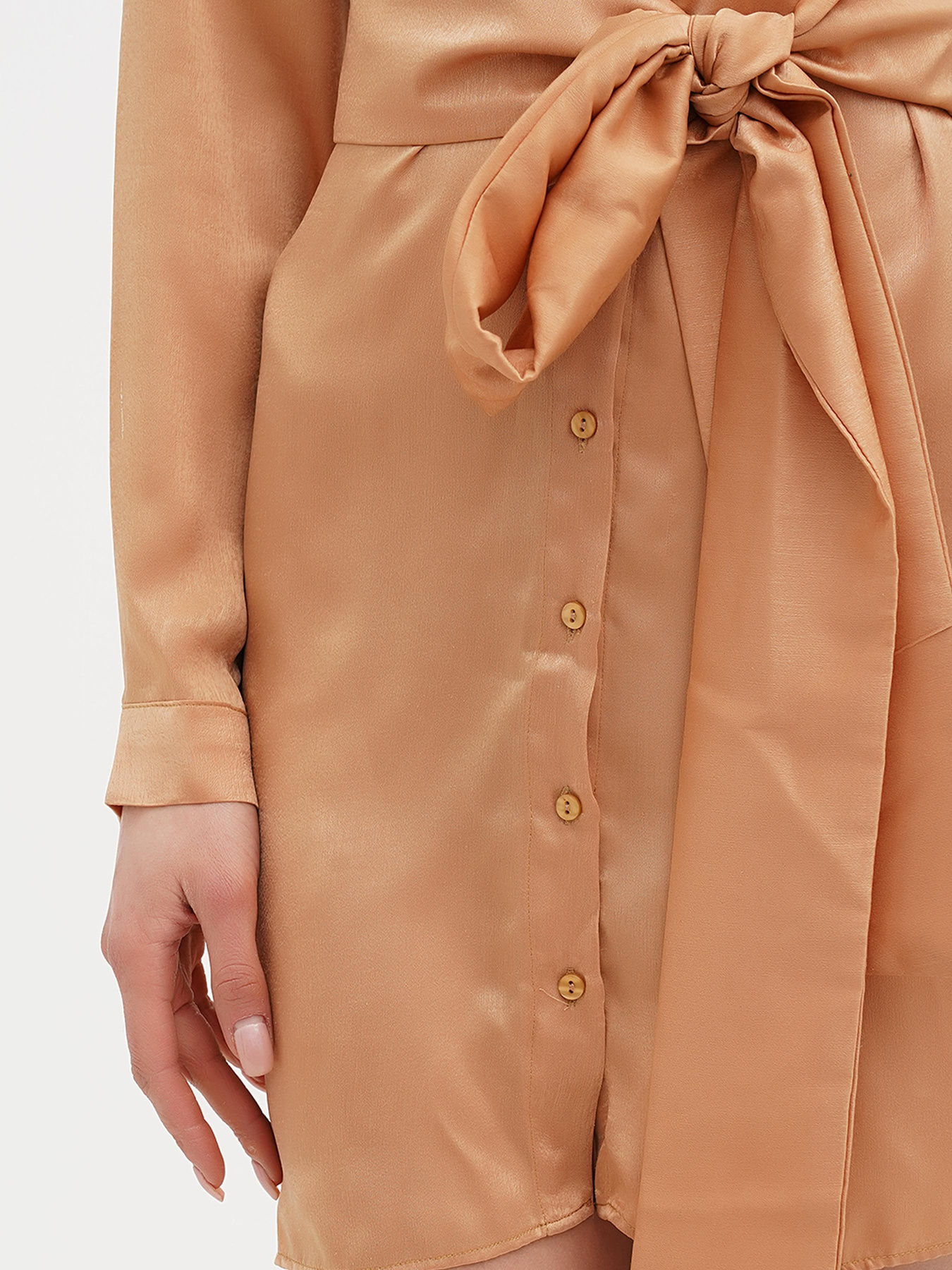 Платье мини Vicolo модель 221-VC-1802_бежевый Фото