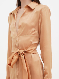 Платье мини Vicolo модель 221-VC-1802_бежевый Фото