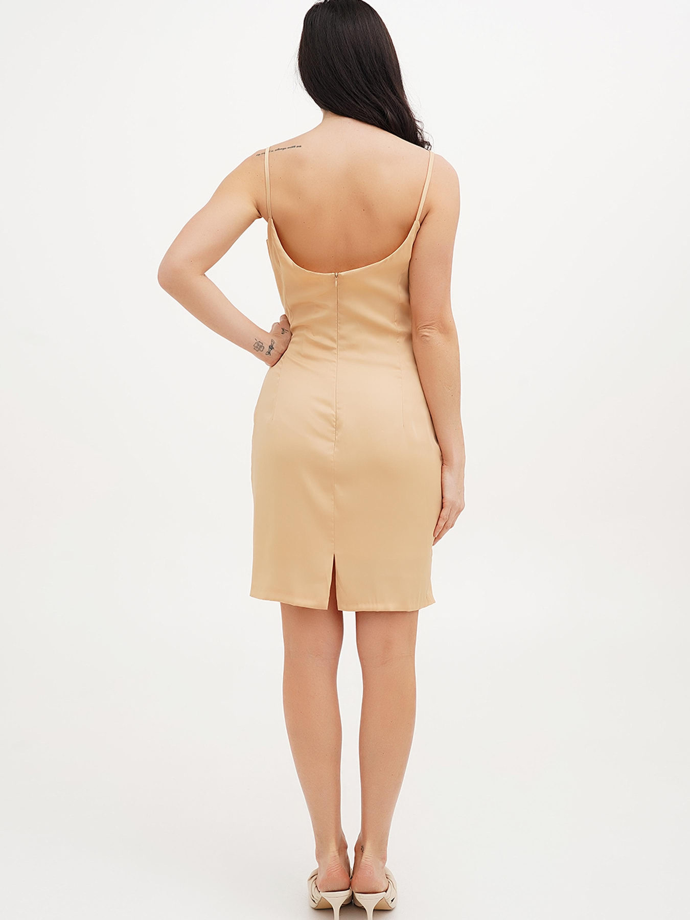 Сукня міні Vicolo модель 221-VC-1805_бежевый Фото
