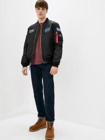 Бомбер Airboss модель 037600863221_black Фото