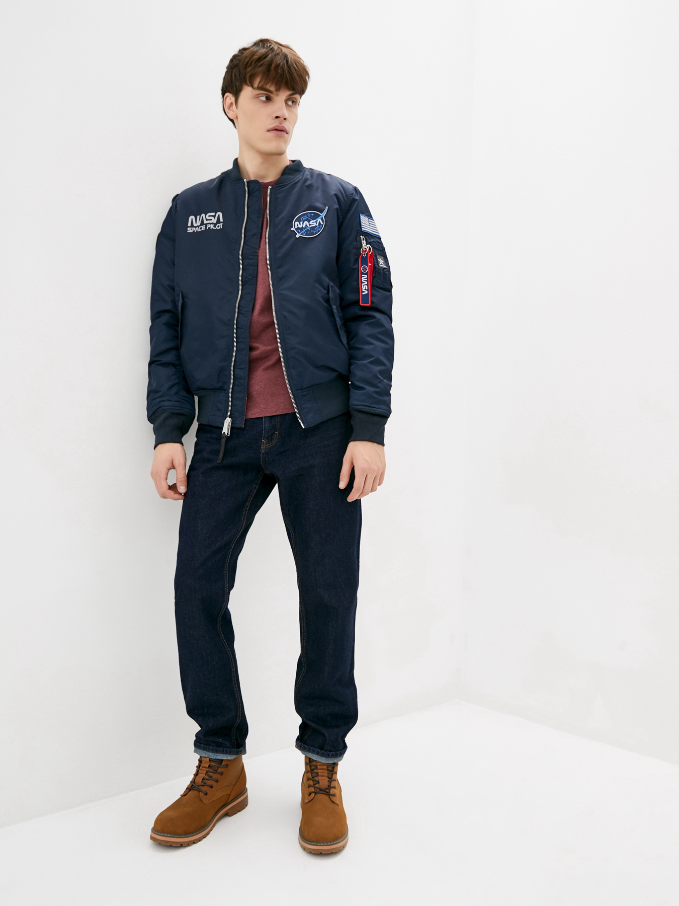 Бомбер Airboss модель 037600863221_blue Фото