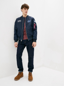 Бомбер Airboss модель 037600863221_blue Фото