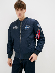 Бомбер Airboss модель 037600863221_blue Бомбер Airboss модель 037600863221_blue Фото