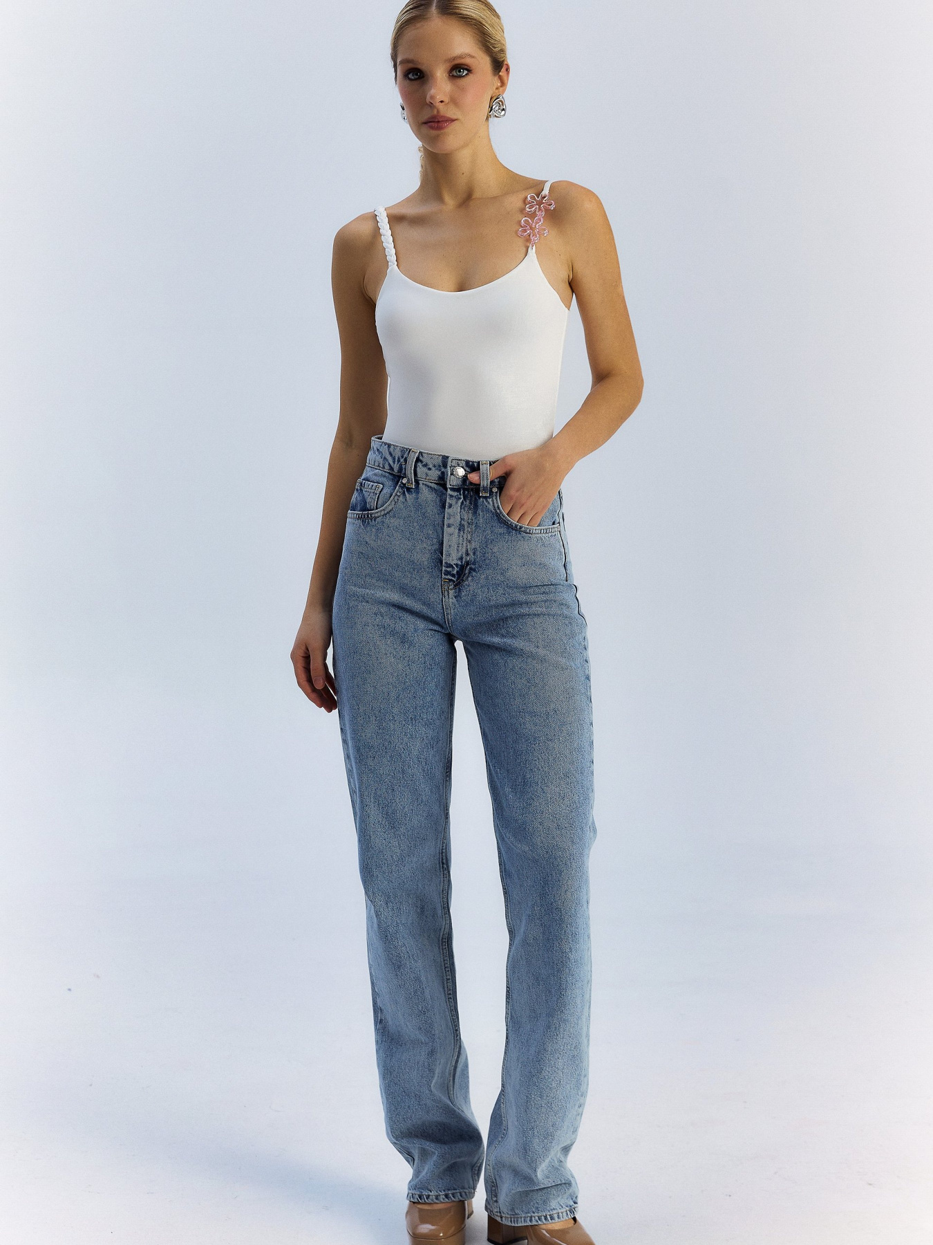 Прямые джинсы Gepur модель 47142 Фото