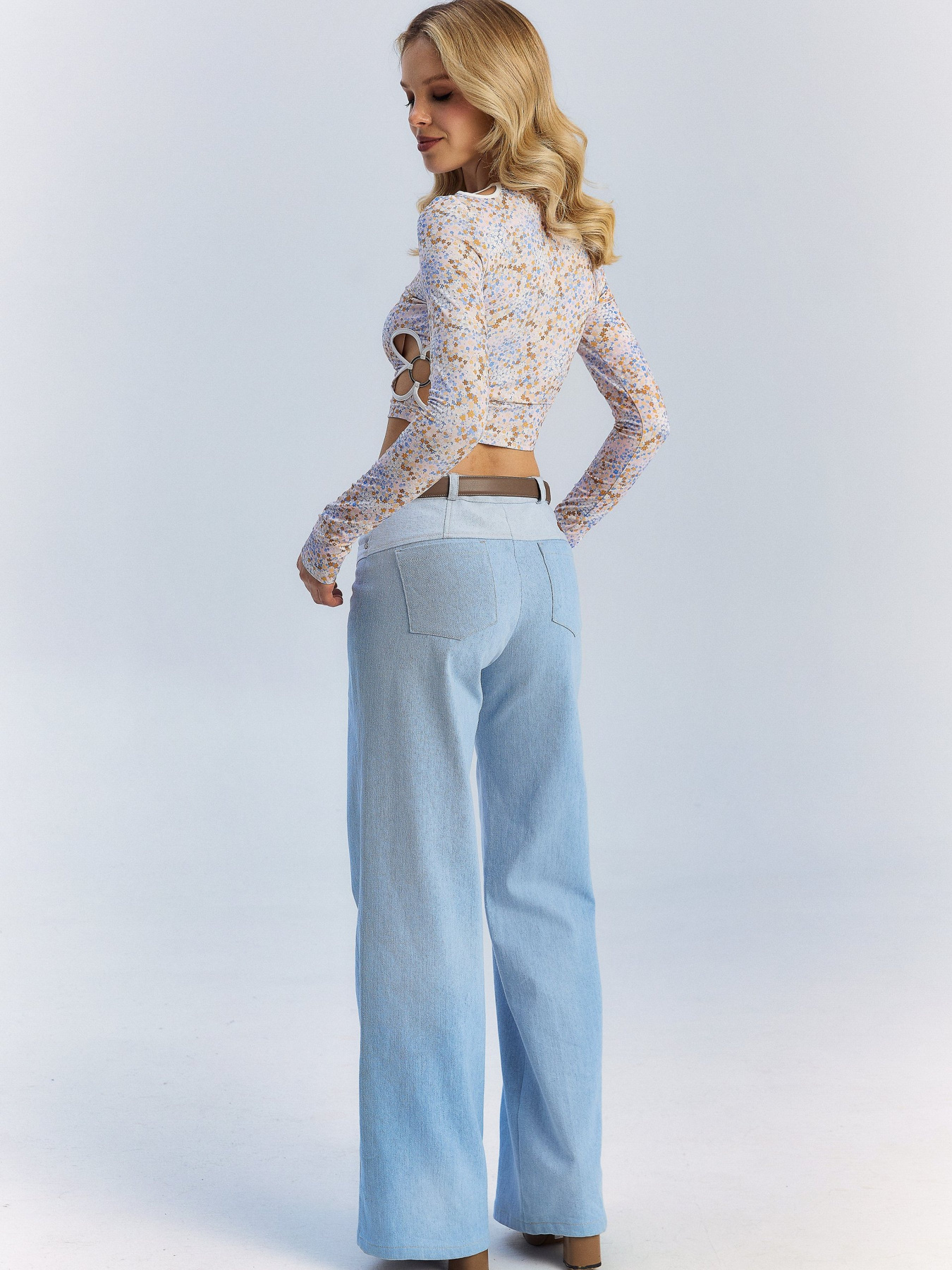 Широкі джинси Gepur модель 47797 Фото