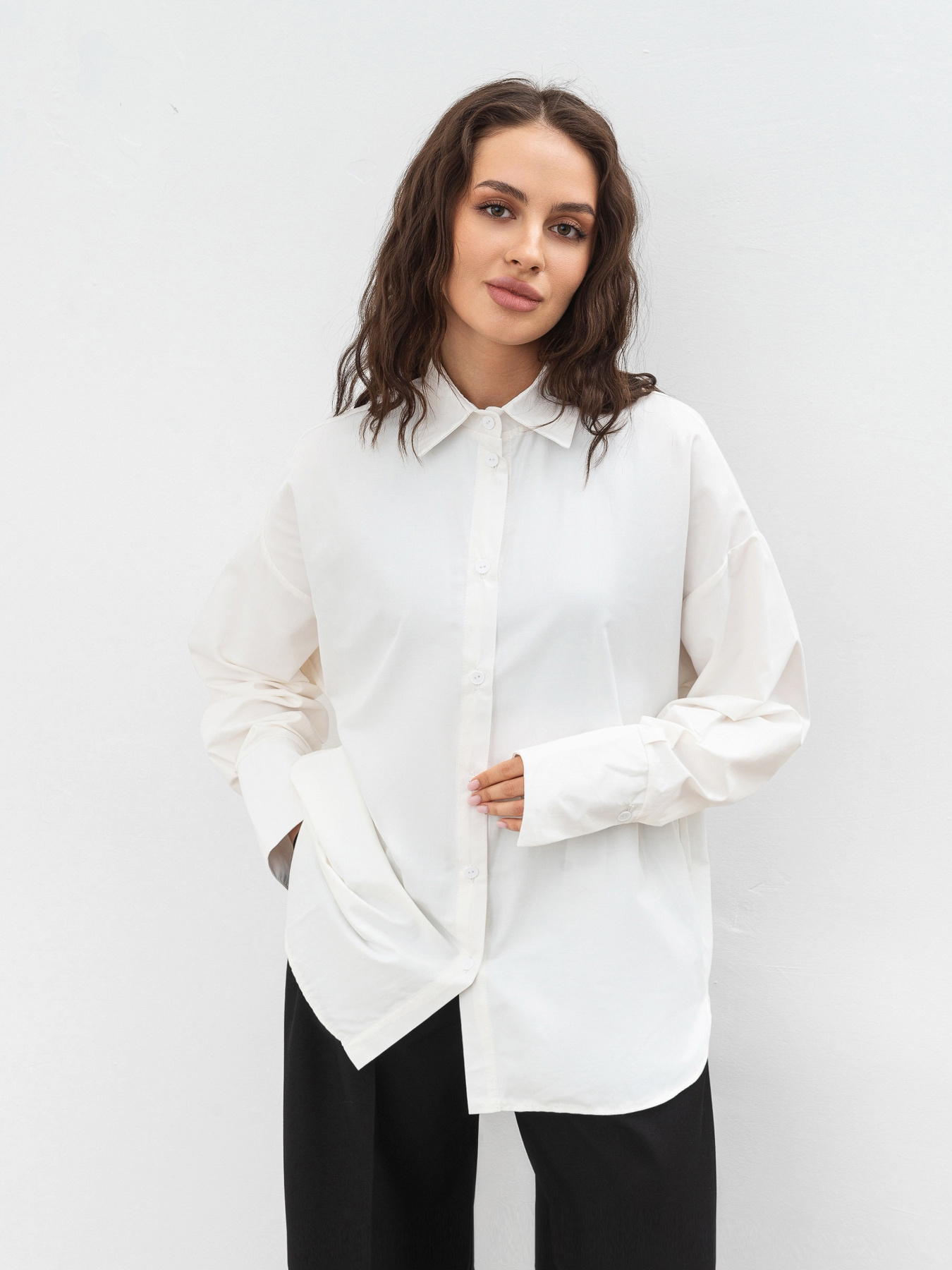 Рубашка повседневная Romashka Мінімал модель 201026605091 Фото