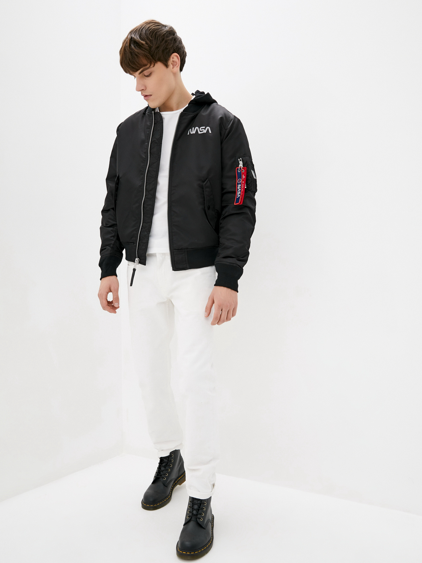 Бомбер Airboss модель 037600873221_black Фото