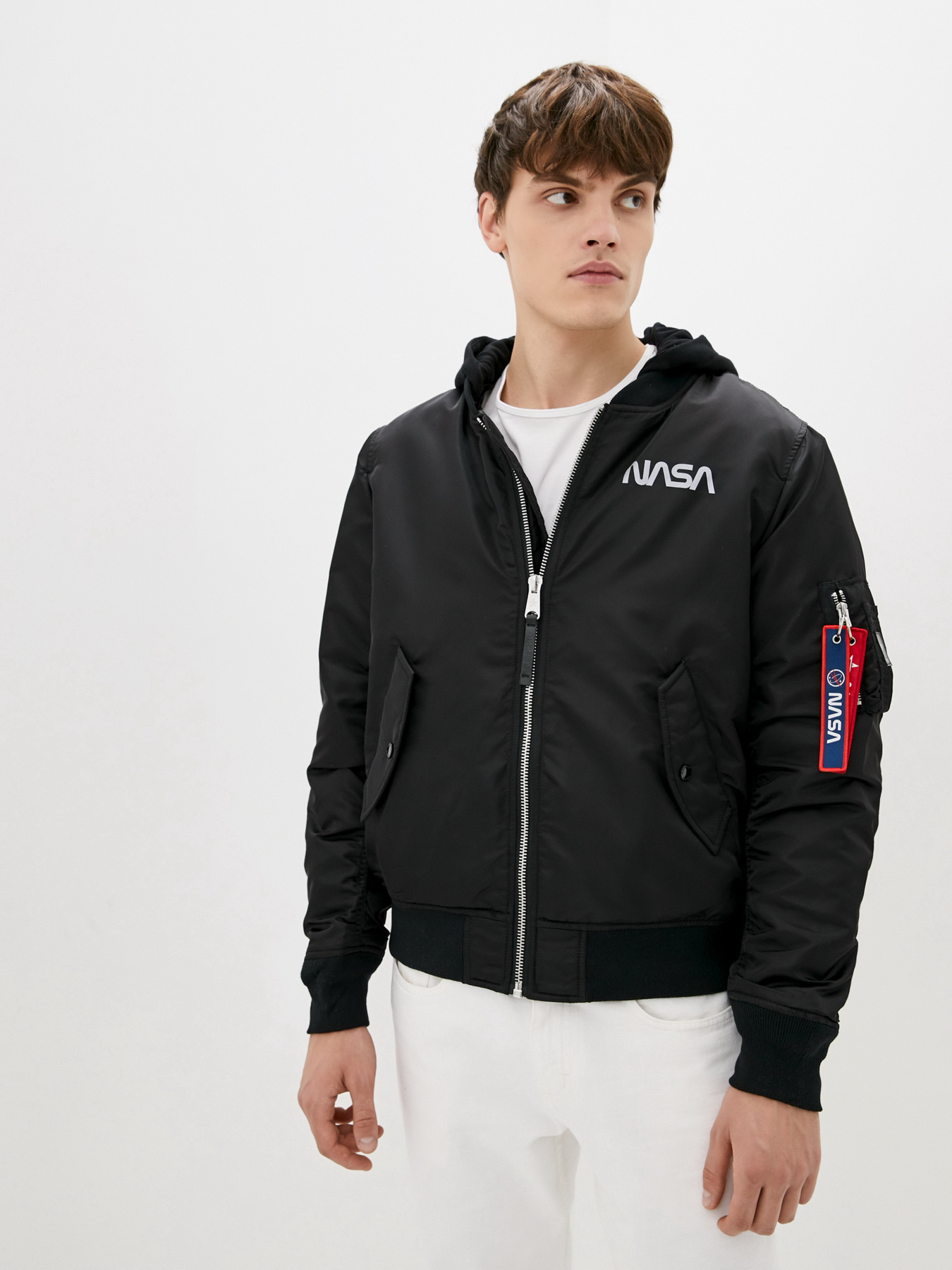 Бомбер Airboss модель 037600873221_black Фото