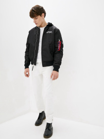 Бомбер Airboss модель 037600873221_black Фото