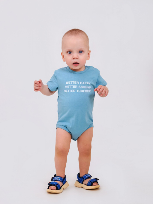 Боди для младенцев SMIL модель smil_121075-morskaa-volna Фото