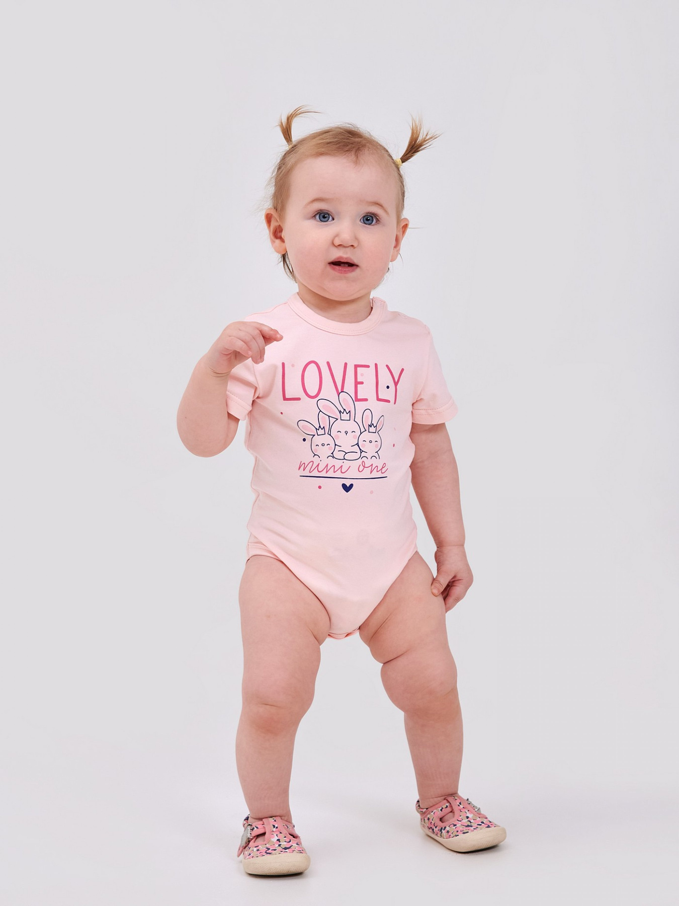 Боді для немовлят SMIL модель smil_121074-rozovyj-persik Фото