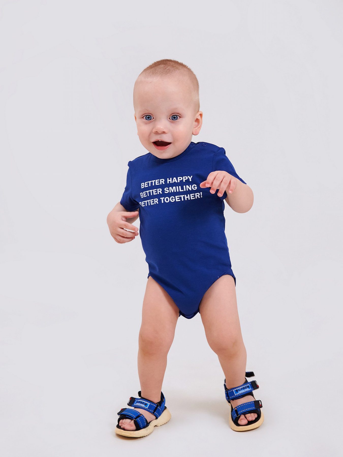 Боді для немовлят SMIL модель smil_121075-temno-sinij Фото