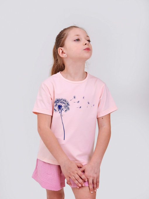 Футболка SMIL модель smil_110812-rozovyj-persik Фото