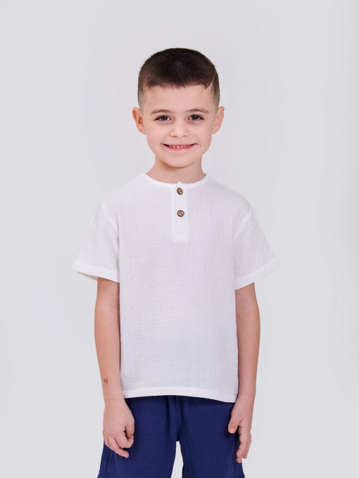 Футболка SMIL модель smil_110822-molocnyj Фото