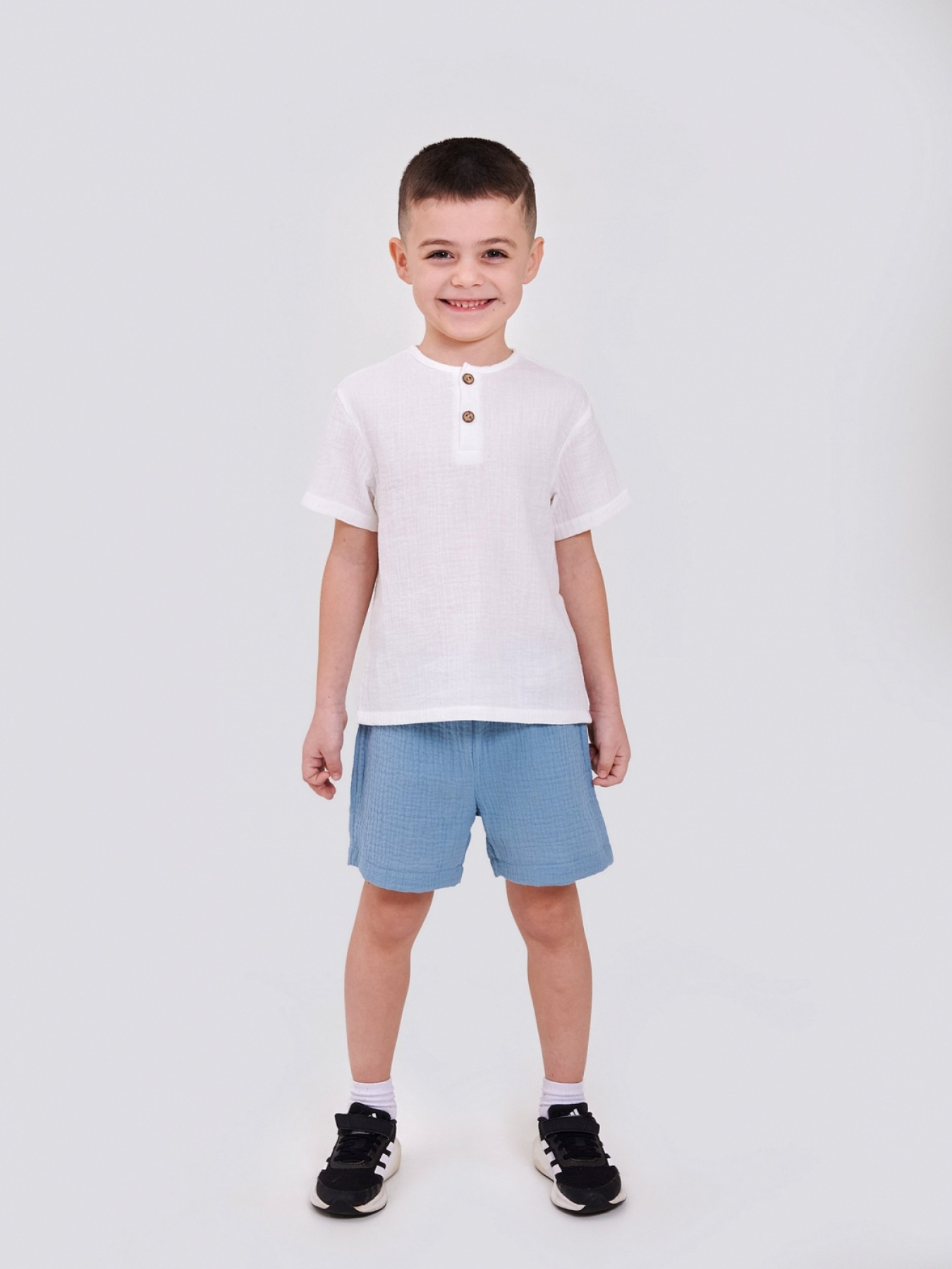 Повседневный костюм SMIL модель smil_113312-molocnyj-so-stalnym Фото