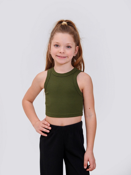 Топ SMIL Модель smil_110860-temnyj-haki Фото