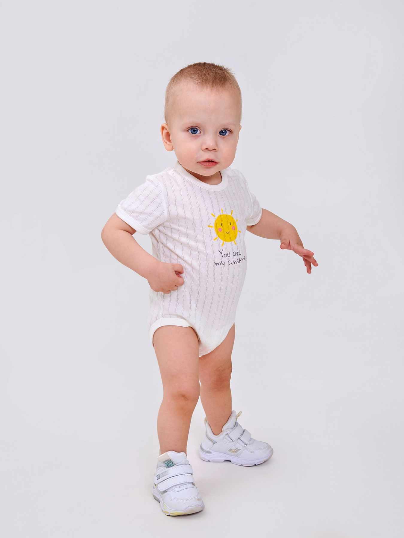 Боді для немовлят SMIL модель smil_102770-belyj Фото