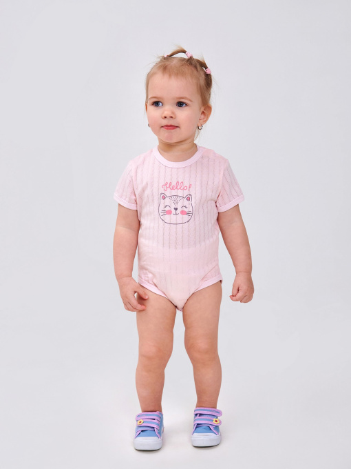 Боди для младенцев SMIL модель smil_102770-rozovyj-persik Фото