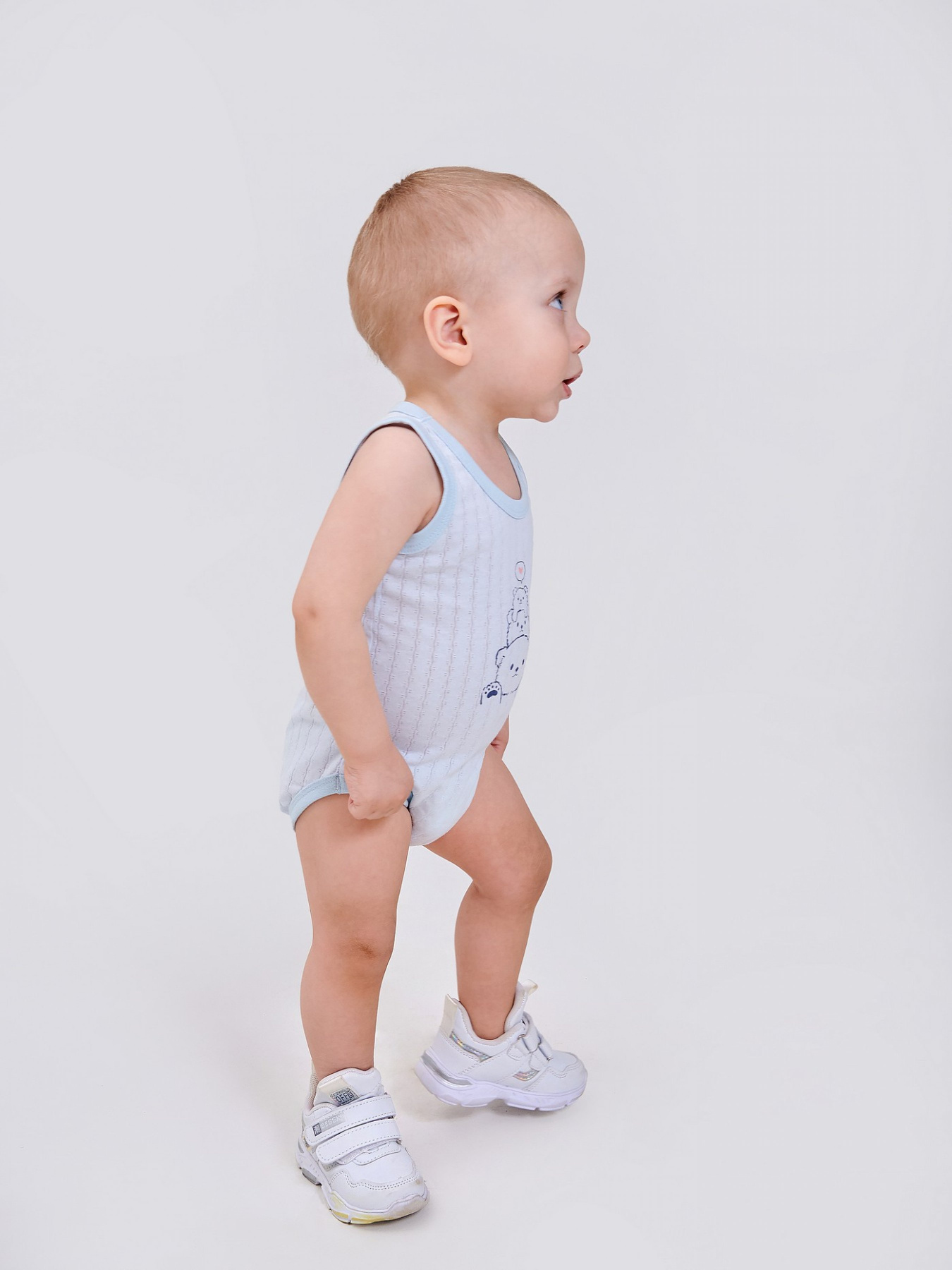 Боді для немовлят SMIL модель smil_102769-goluboj Фото
