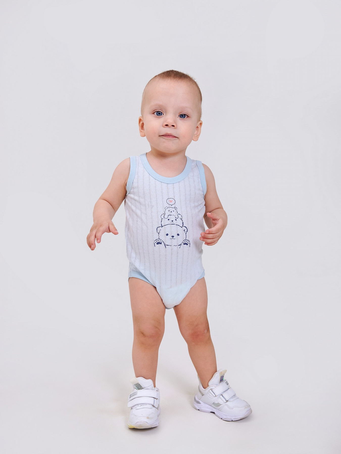 Боді для немовлят SMIL модель smil_102769-goluboj Фото