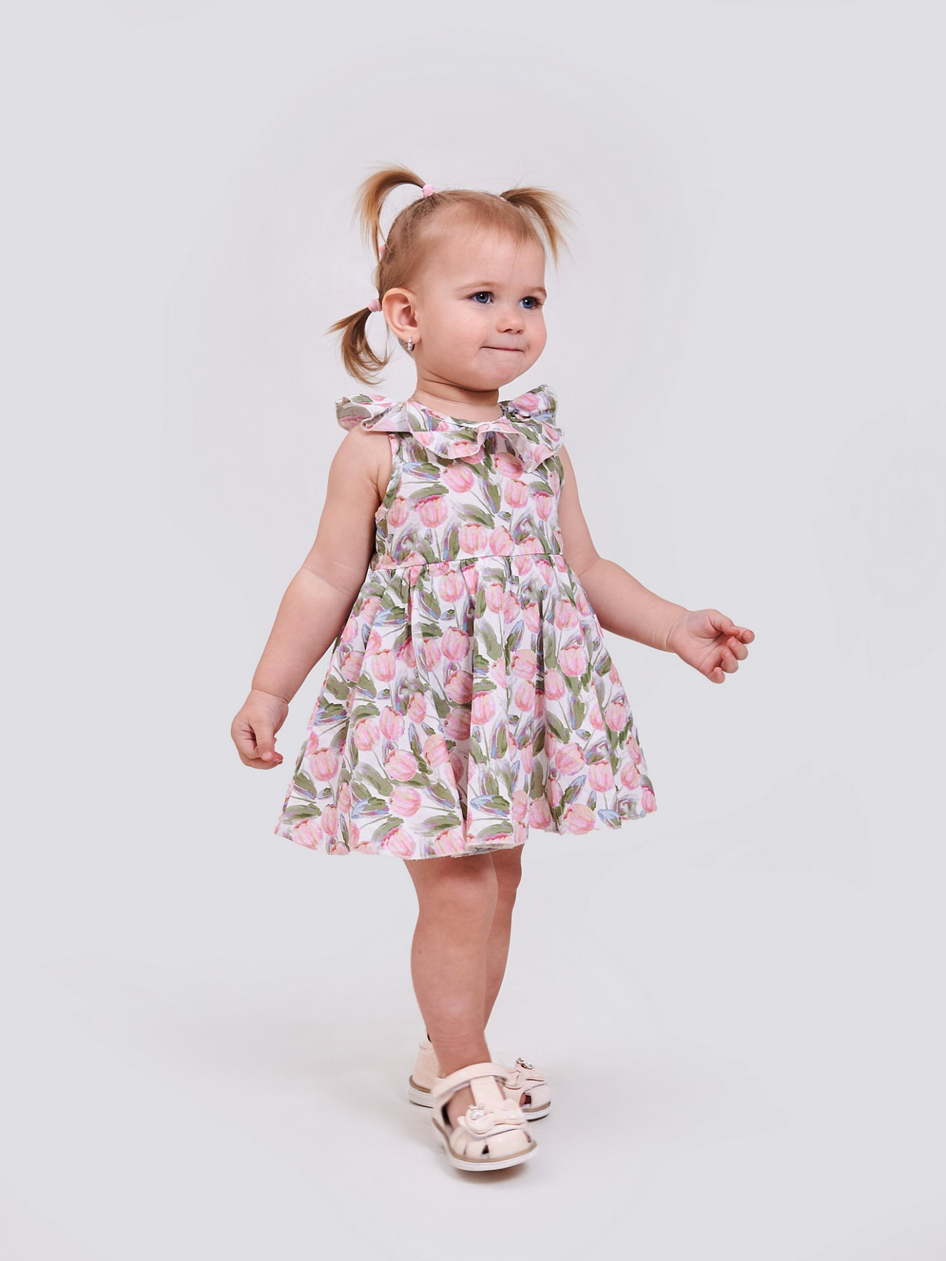 Боді для немовлят SMIL модель smil_121078-1-risunok-rozovye-tulpany Фото