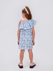 Платье мини SMIL модель smil_120428-1-risunok-lavandovye-tulpany Фото