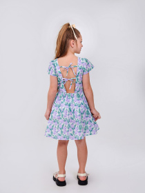 Платье мини SMIL модель smil_120430-1-risunok-lavandovye-tulpany Платье мини SMIL модель smil_120430-1-risunok-lavandovye-tulpany Фото