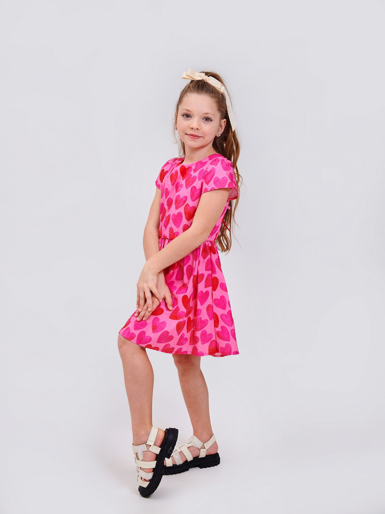 Сукня міні SMIL модель smil_120430-2-risunok-serdce Фото