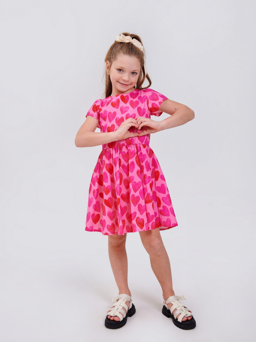 Платье мини SMIL модель smil_120430-2-risunok-serdce Фото