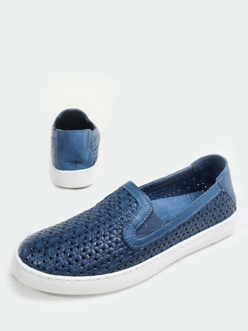 Слипоны Respect модель 380-20068_BLUE Фото