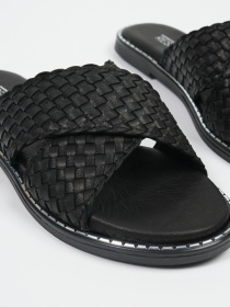 Шлепанцы Respect модель 728_Black Фото