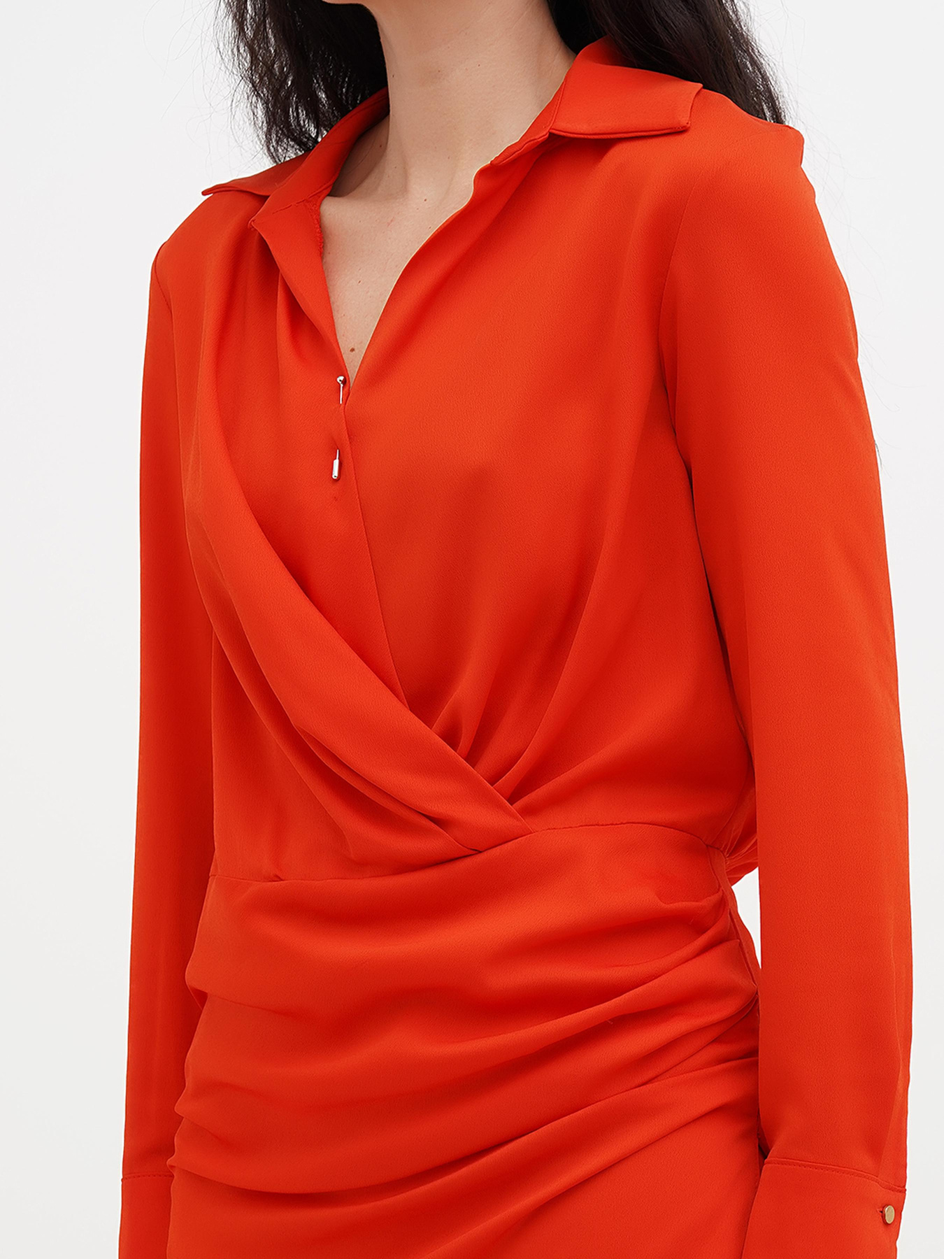 Платье мини Vicolo модель 221-VC-1808_коралловый Фото