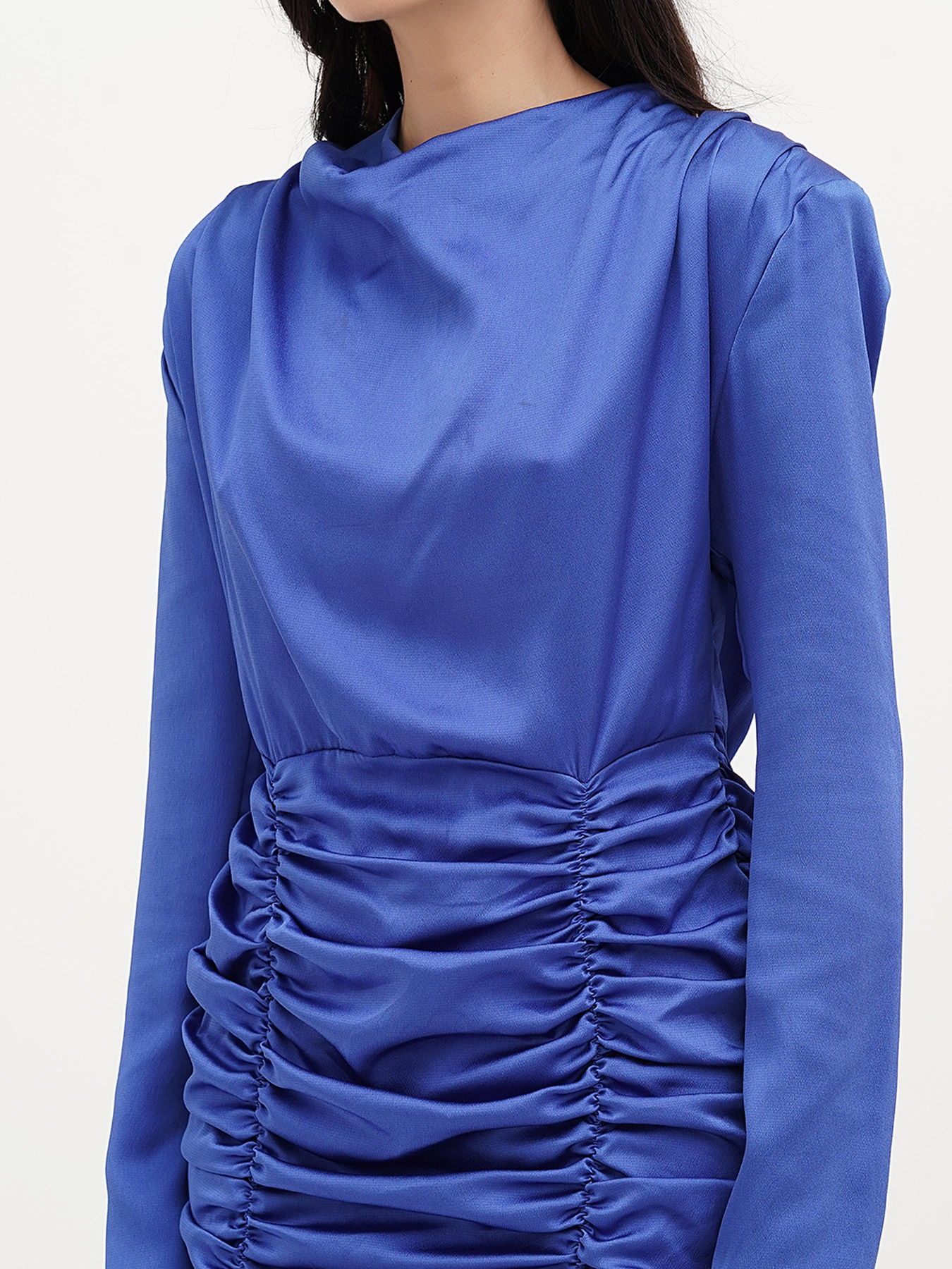 Платье мини Vicolo модель 221-VC-1810_электрик_синий Фото