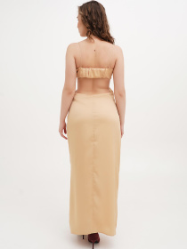 Сукня максі Vicolo модель 221-VC-1815_молочный Фото