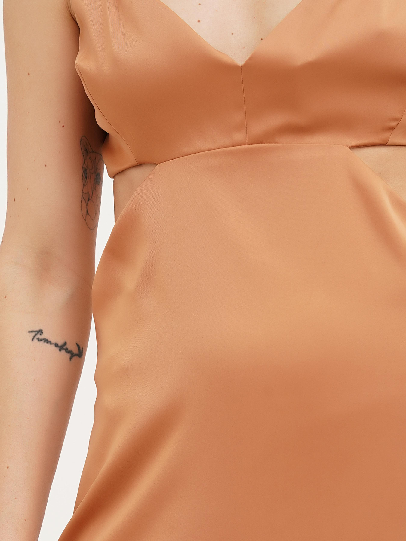 Сукня максі Vicolo модель 221-VC-1815_бежевый Фото