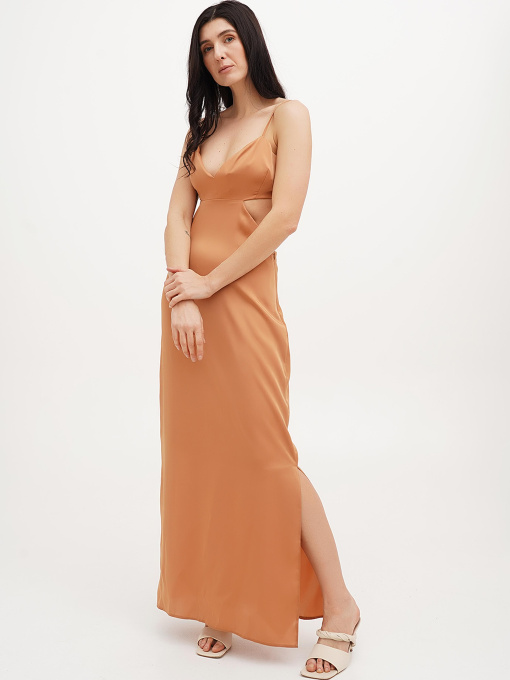 Платье макси Vicolo модель 221-VC-1815_бежевый Фото