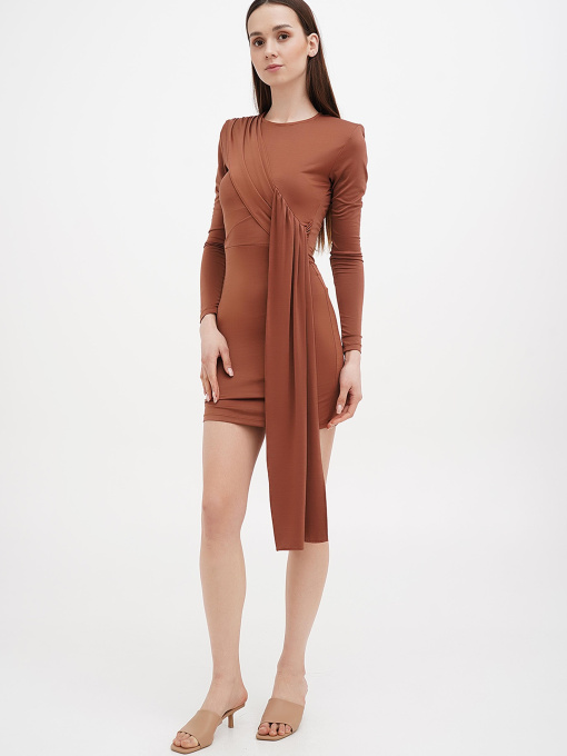 Сукня міні Vicolo модель 221-VC-1818_коричневый Фото