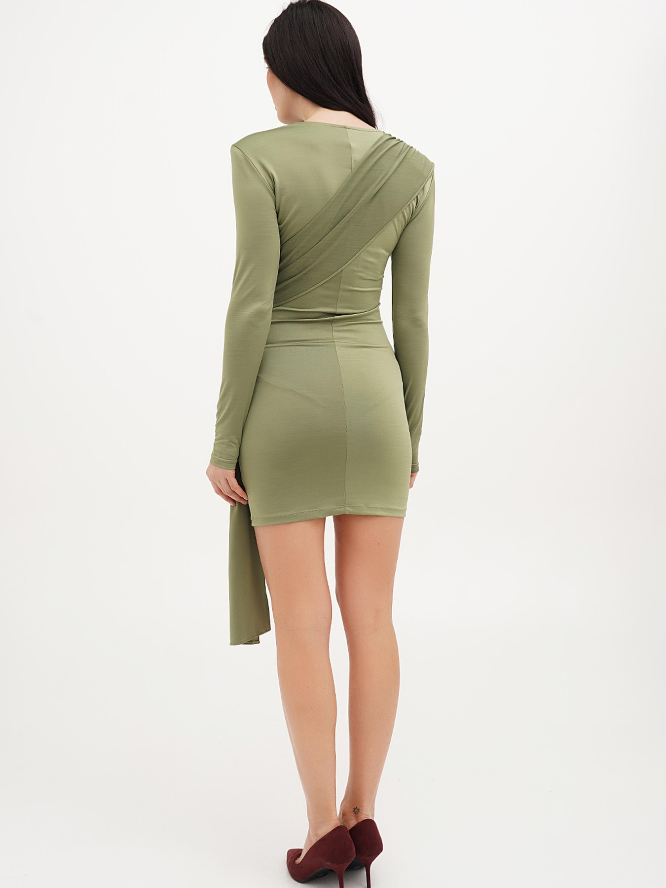 Платье мини Vicolo модель 221-VC-1818_зеленый Фото