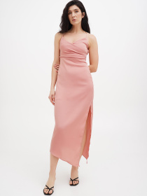 Платье миди Vicolo модель 221-VC-1904_пудра Фото