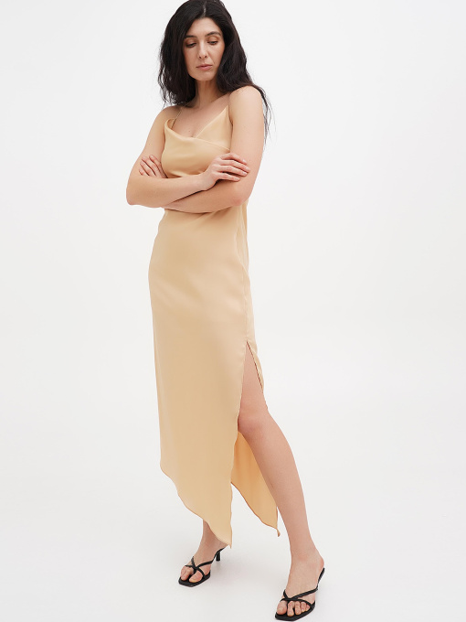 Сукня міді Vicolo Модель 221-VC-1904_бежевый Фото